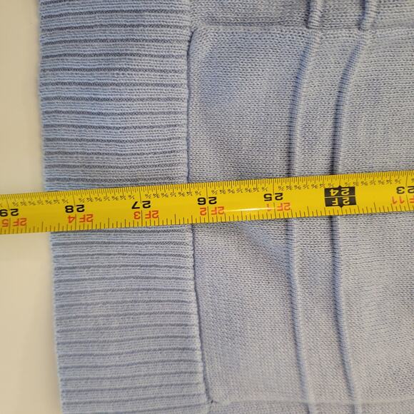 Staccato Open Front Cardigan Light Blue Knit Size L Lightweight Layering - Picture 6 of 6